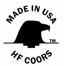 MADE IN USA HF COORS TM