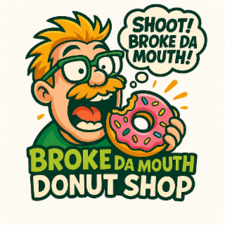 BROKE DA MOUTH DONUT SHOP SHOOT! BROKE DA MOUTH!