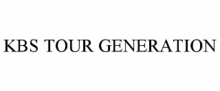KBS TOUR GENERATION