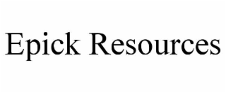 EPICK RESOURCES