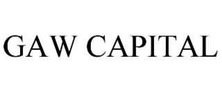 GAW CAPITAL