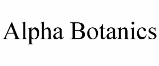 ALPHA BOTANICS