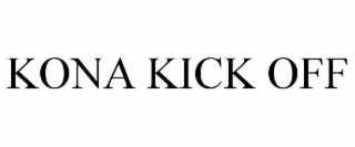 KONA KICK OFF