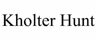 KHOLTER HUNT