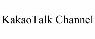 KAKAOTALK CHANNEL