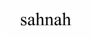 SAHNAH