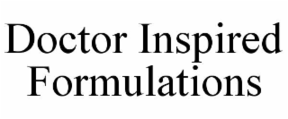 DOCTOR INSPIRED FORMULATIONS