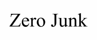 ZERO JUNK