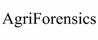 AGRIFORENSICS