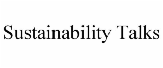 SUSTAINABILITY TALKS