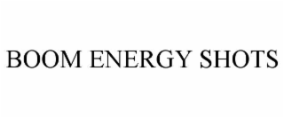 BOOM ENERGY SHOTS