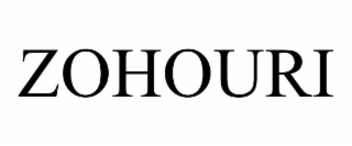 ZOHOURI