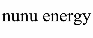 NUNU ENERGY