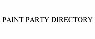 PAINT PARTY DIRECTORY