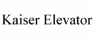 KAISER ELEVATOR
