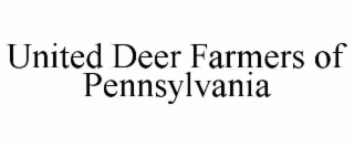 UNITED DEER FARMERS OF PENNSYLVANIA