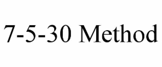 7-5-30 METHOD