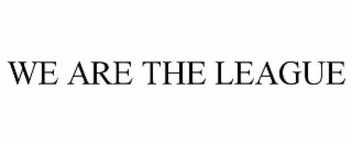 WE ARE THE LEAGUE