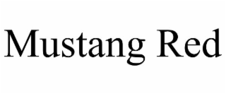 MUSTANG RED
